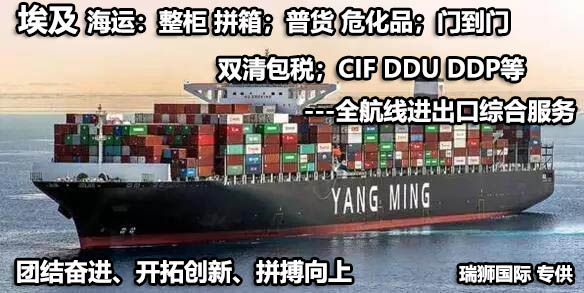 埃及貨貨運(yùn)代理 埃及國際物流公司  埃及進(jìn)出口報(bào)關(guān)公司 埃及國際貨運(yùn)代理有限公司